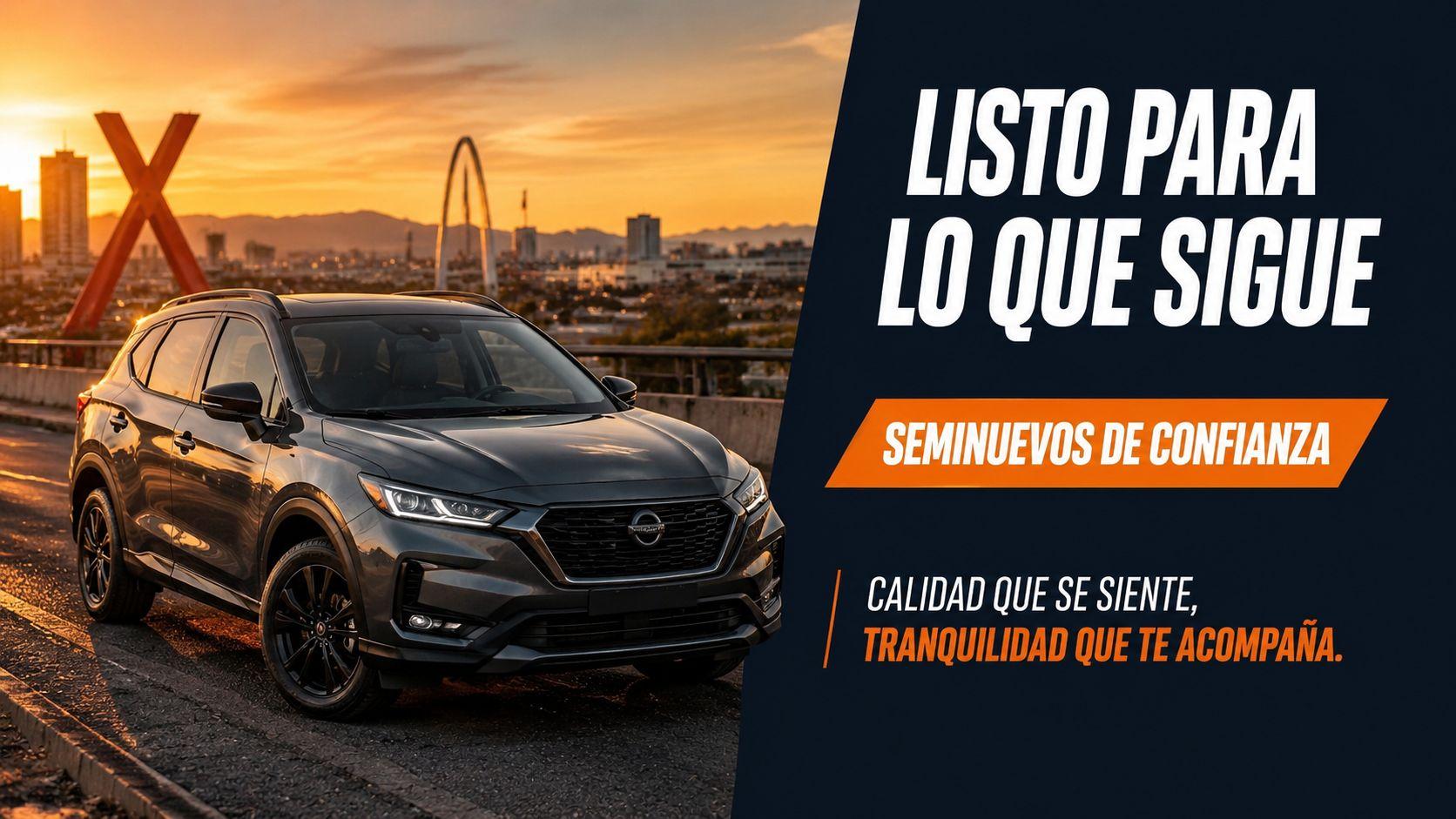 Autos seminuevos en exhibición en Ciudad Juárez, Chihuahua