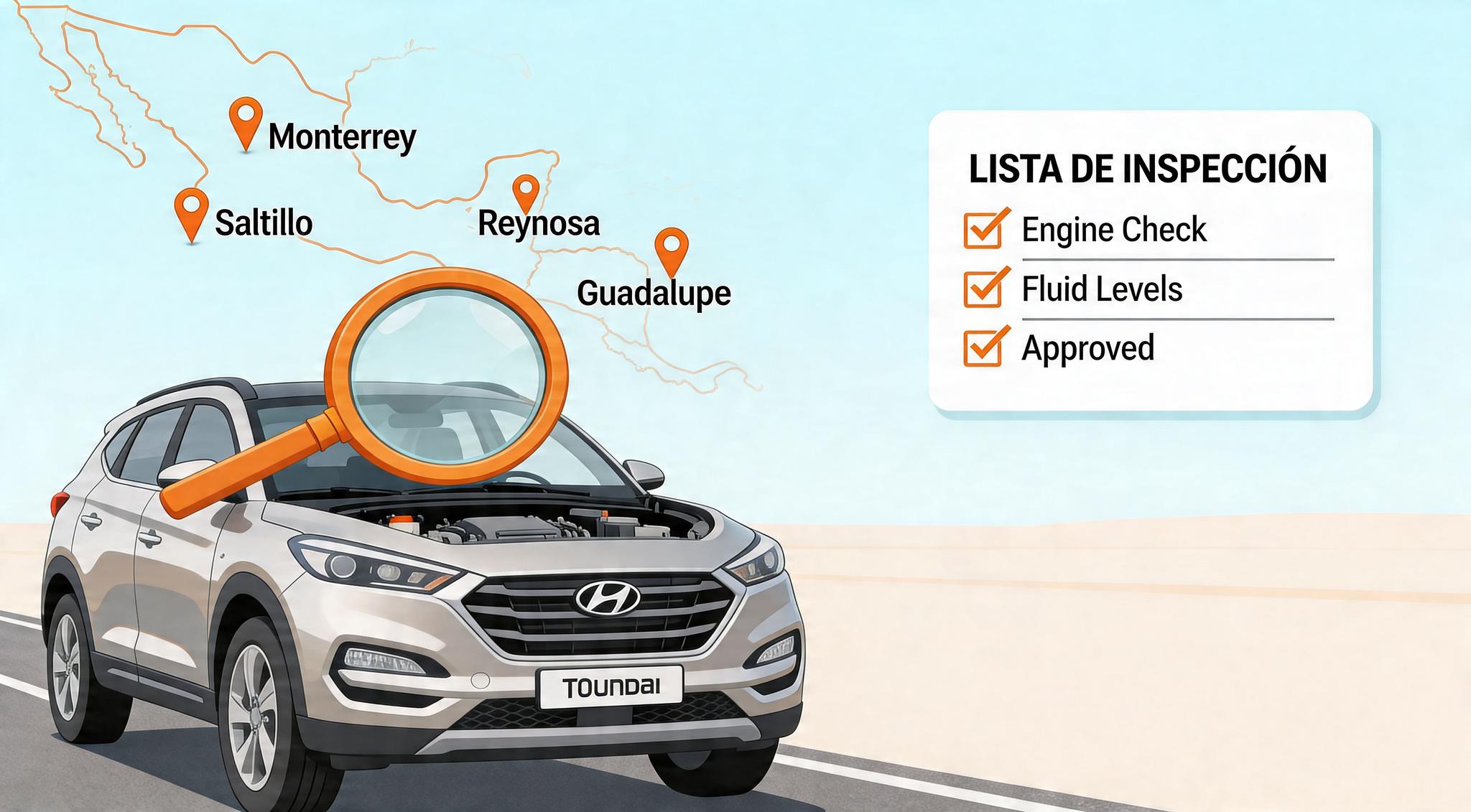 Hyundai Tucson 2019 seminueva en Monterrey, vista exterior lateral