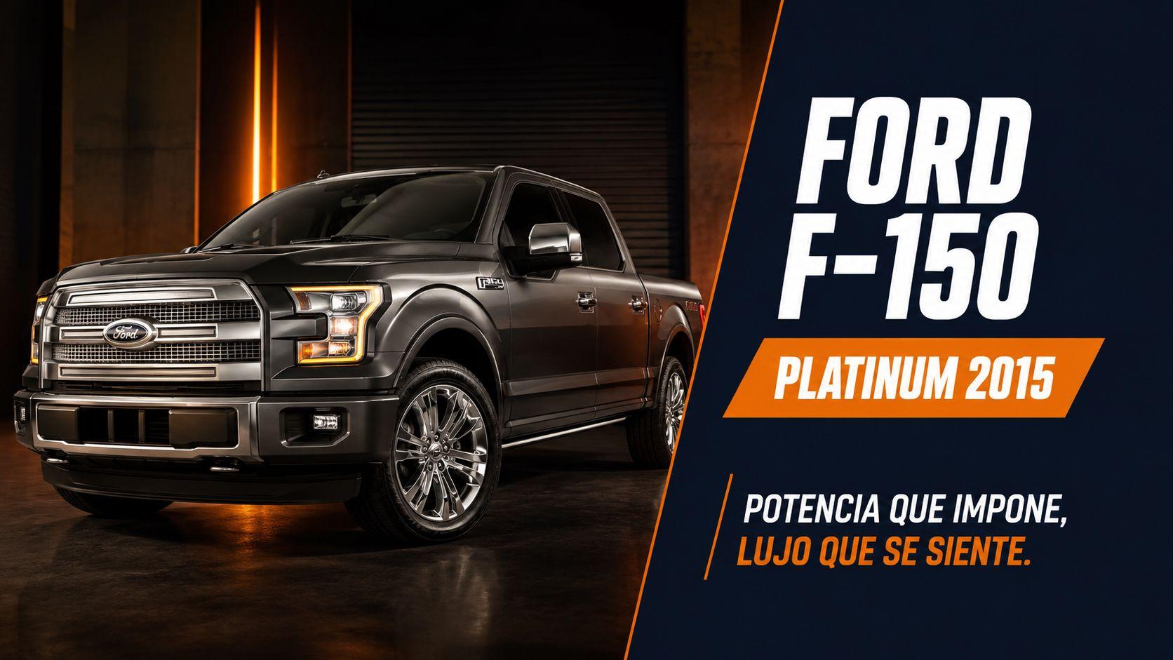 Cómo comprar ford f 150 platinum 2015 en México: Guía 2026