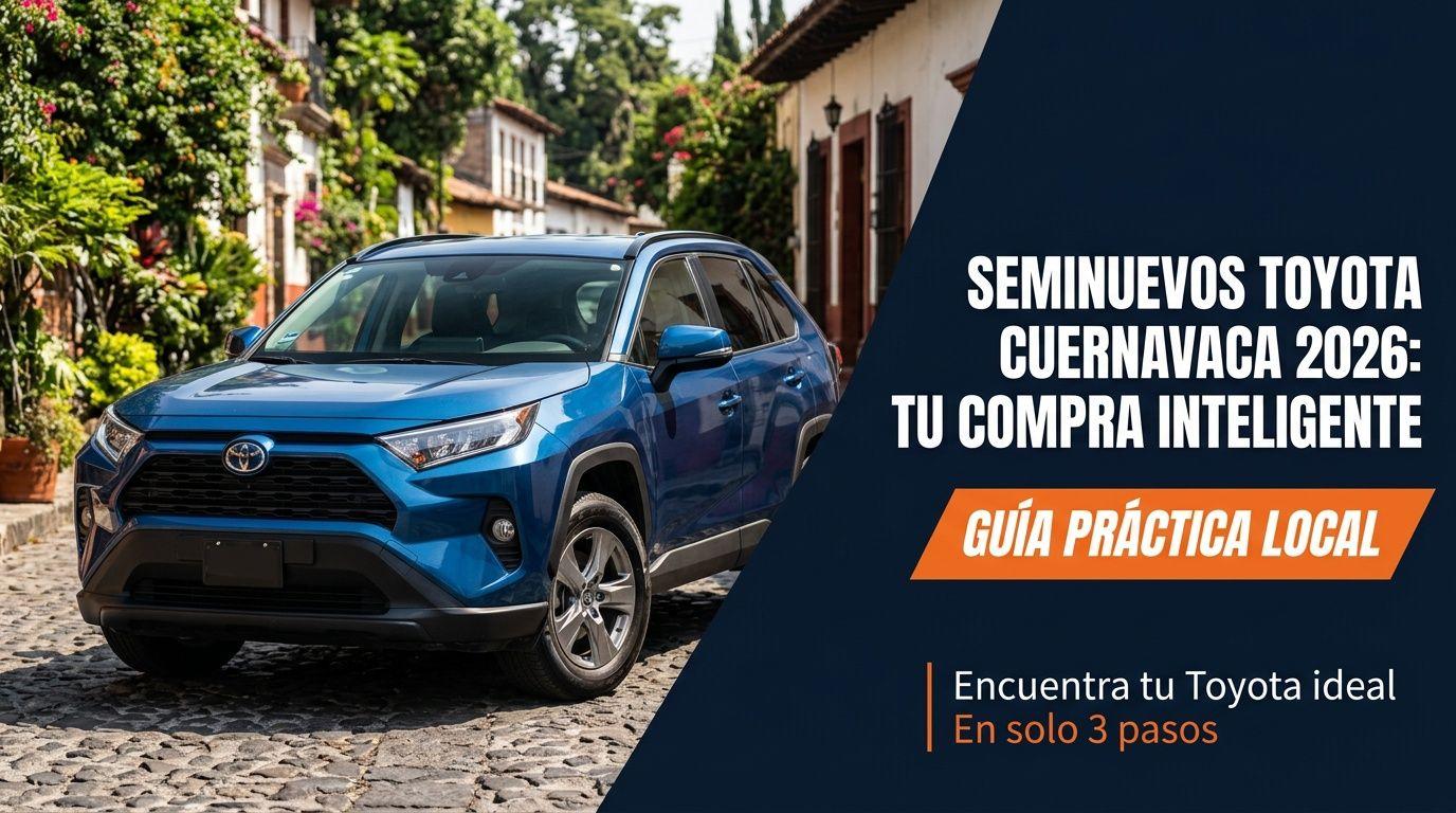 Seminuevos Toyota Cuernavaca 2026: Tu compra inteligente