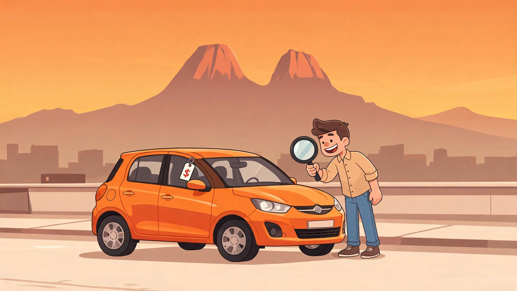 Autos seminuevos en lote de venta en Monterrey, Nuevo León