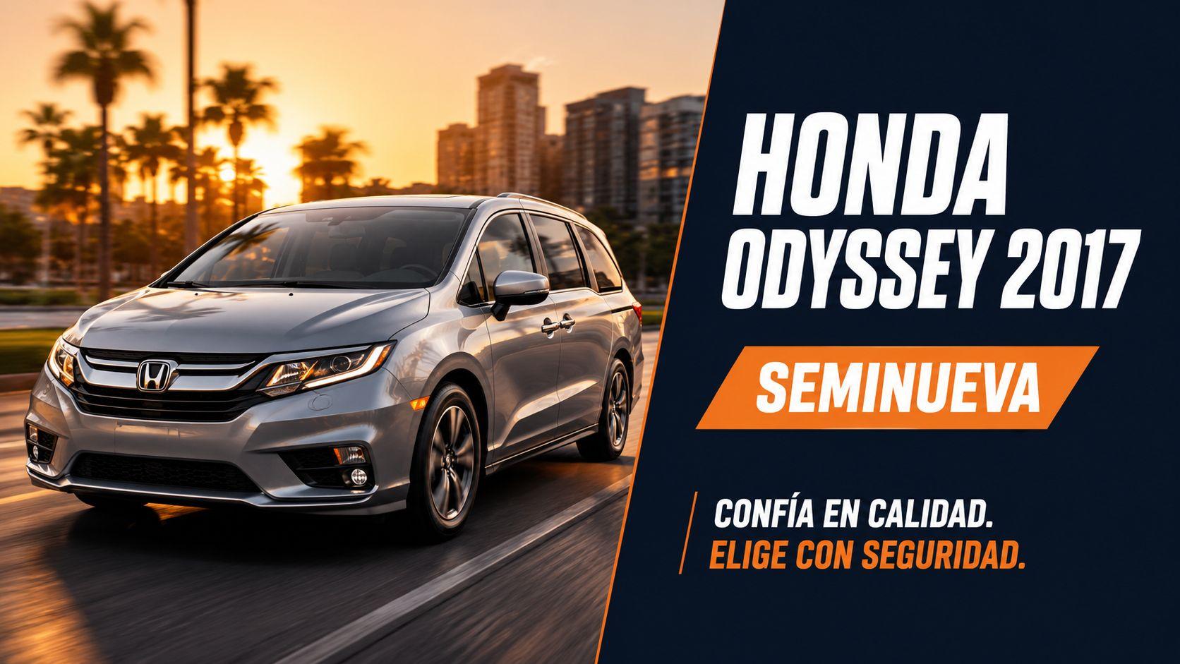 Honda Odyssey 2017 seminueva: ¿Es tu minivan ideal en 2026?
