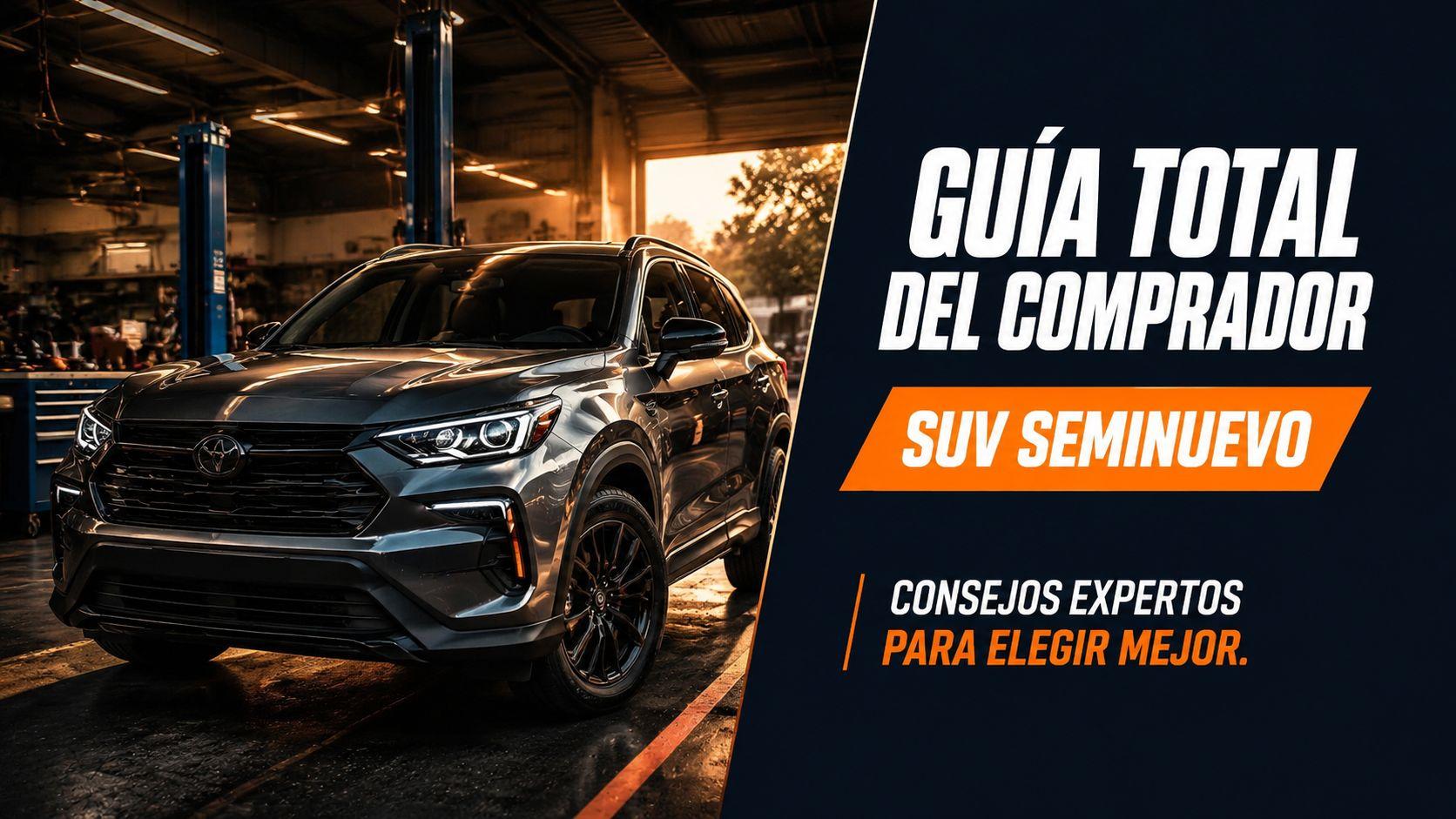 Mecánico revisando hojalatería en un auto seminuevo en taller profesional