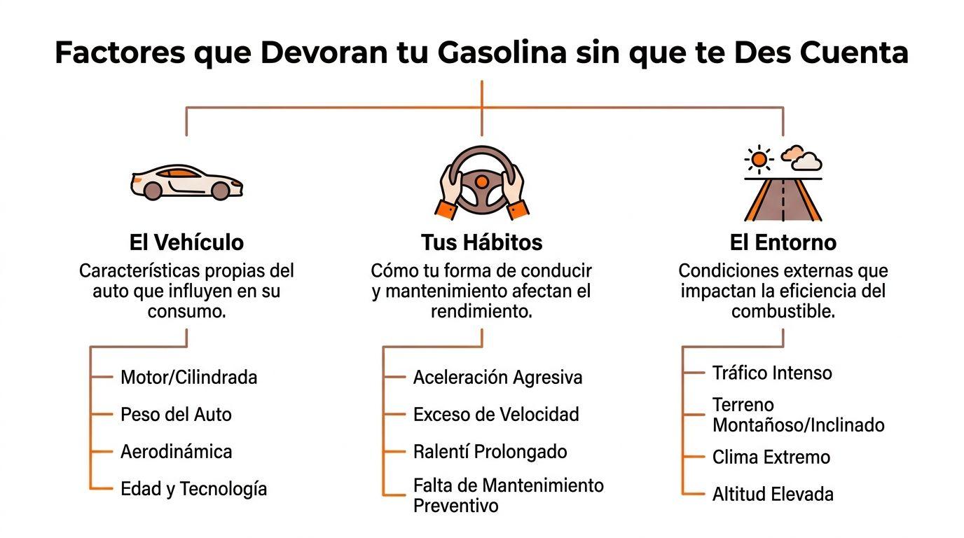 Tablero de un auto seminuevo mostrando el rendimiento de gasolina por litro en ciudad