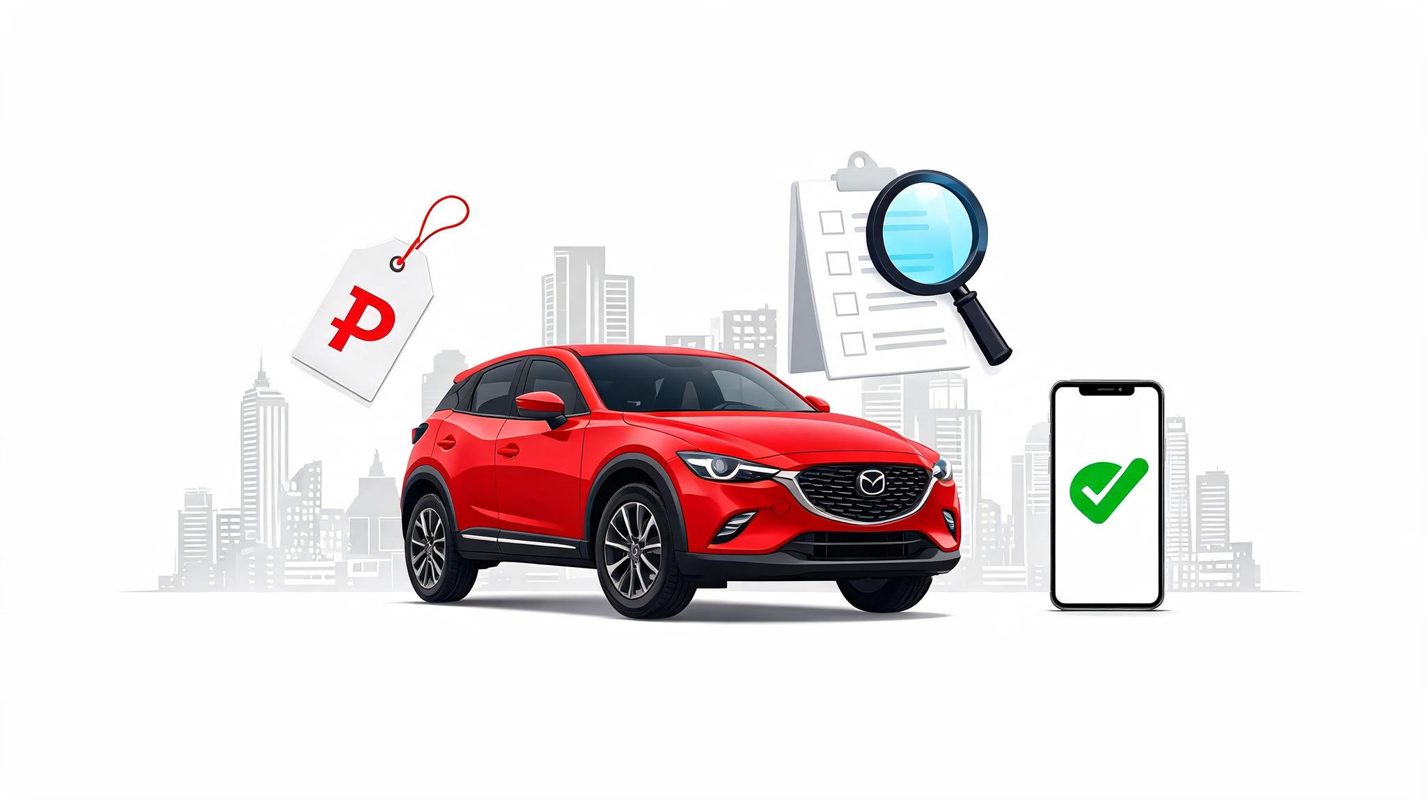 Mazda CX-3 2019 seminuevo de color gris en México