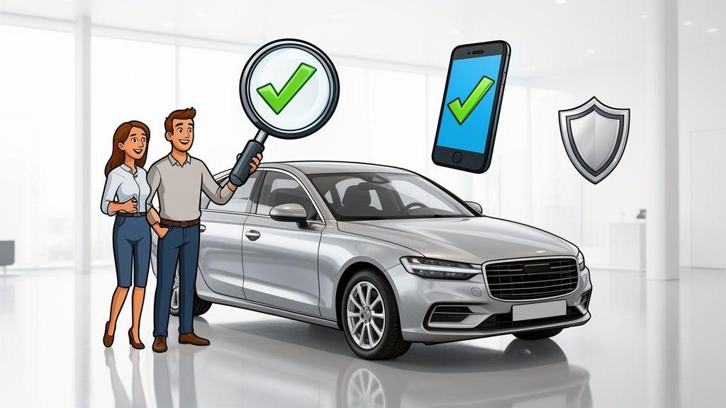Auto demo en agencia mexicana listo para prueba de manejo en 2026