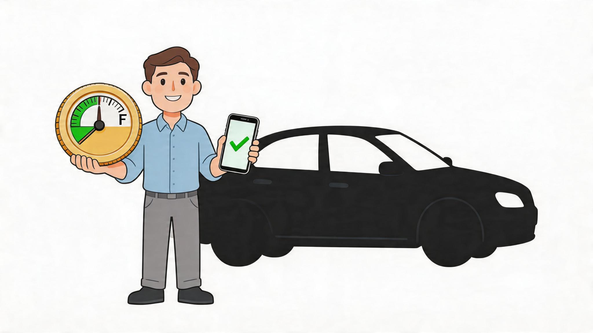 Familia mexicana calculando su capacidad de pago para financiar un auto seminuevo en 2026
