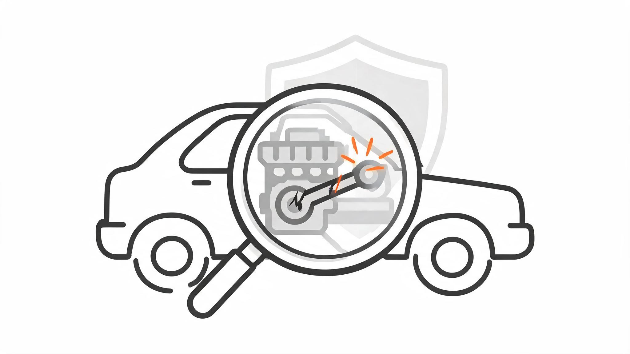 Motor de carro abierto mostrando daño por desvielado con biela y pistón visibles