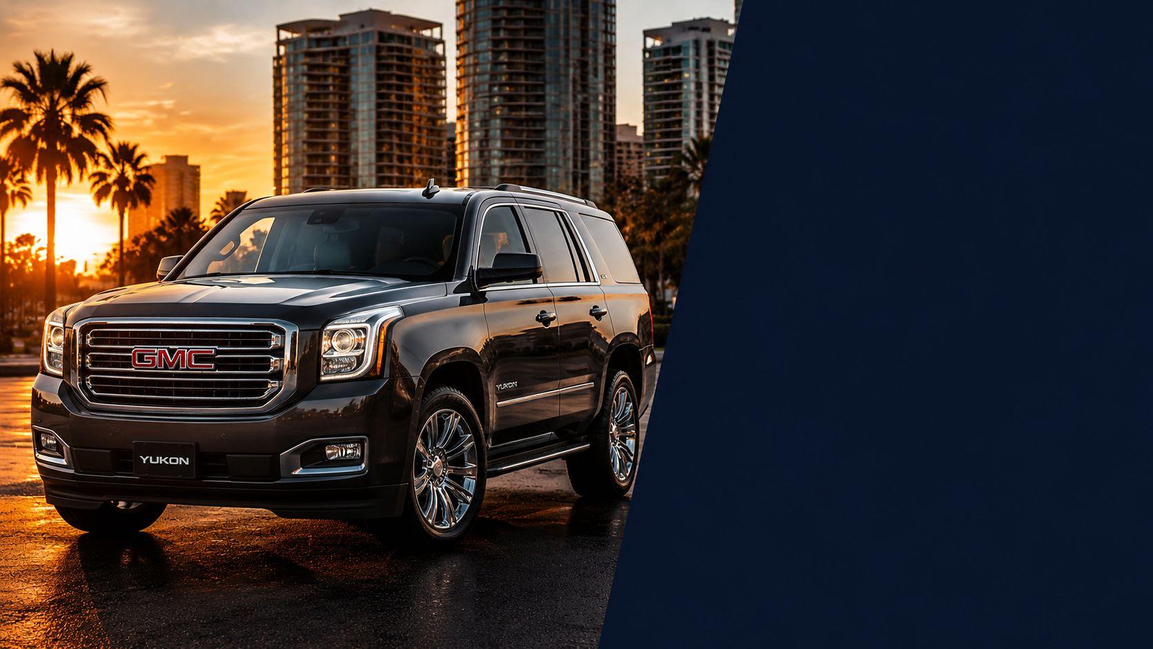 GMC Yukon 2015 seminueva color oscuro vista frontal en Monterrey