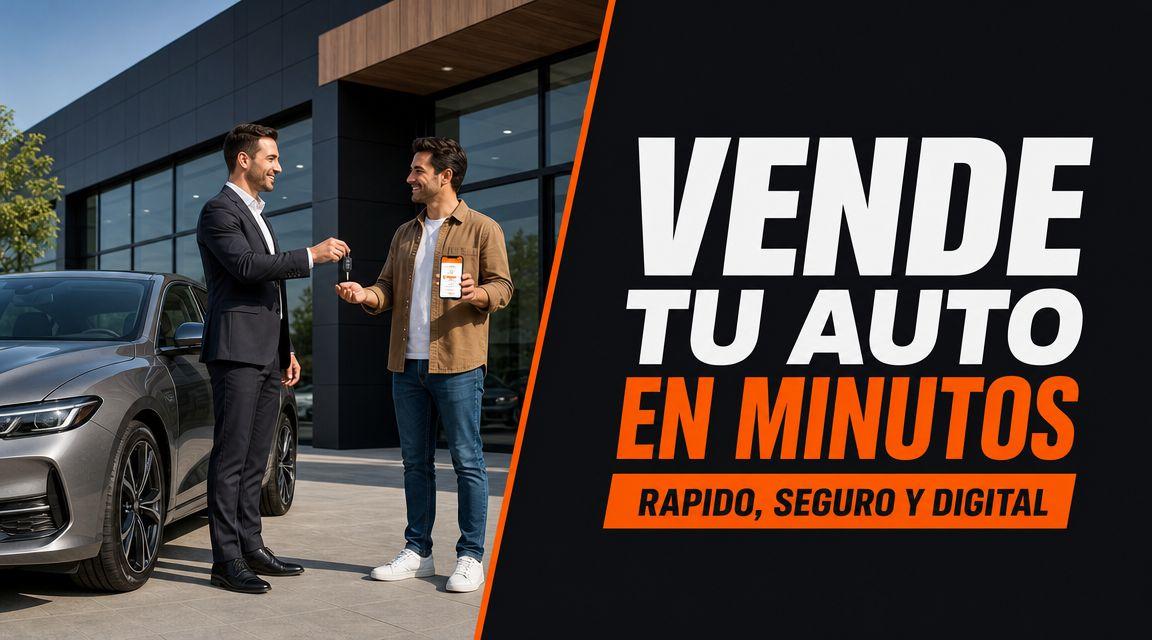 Persona entregando llaves de auto usado en venta en el norte de México