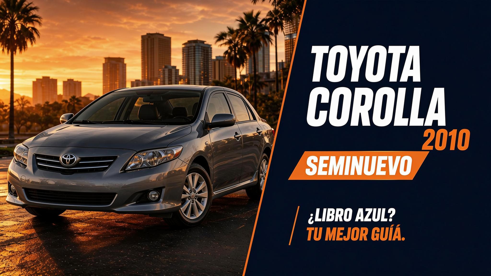 Toyota Corolla 2010 precio en México: guía real 2026
